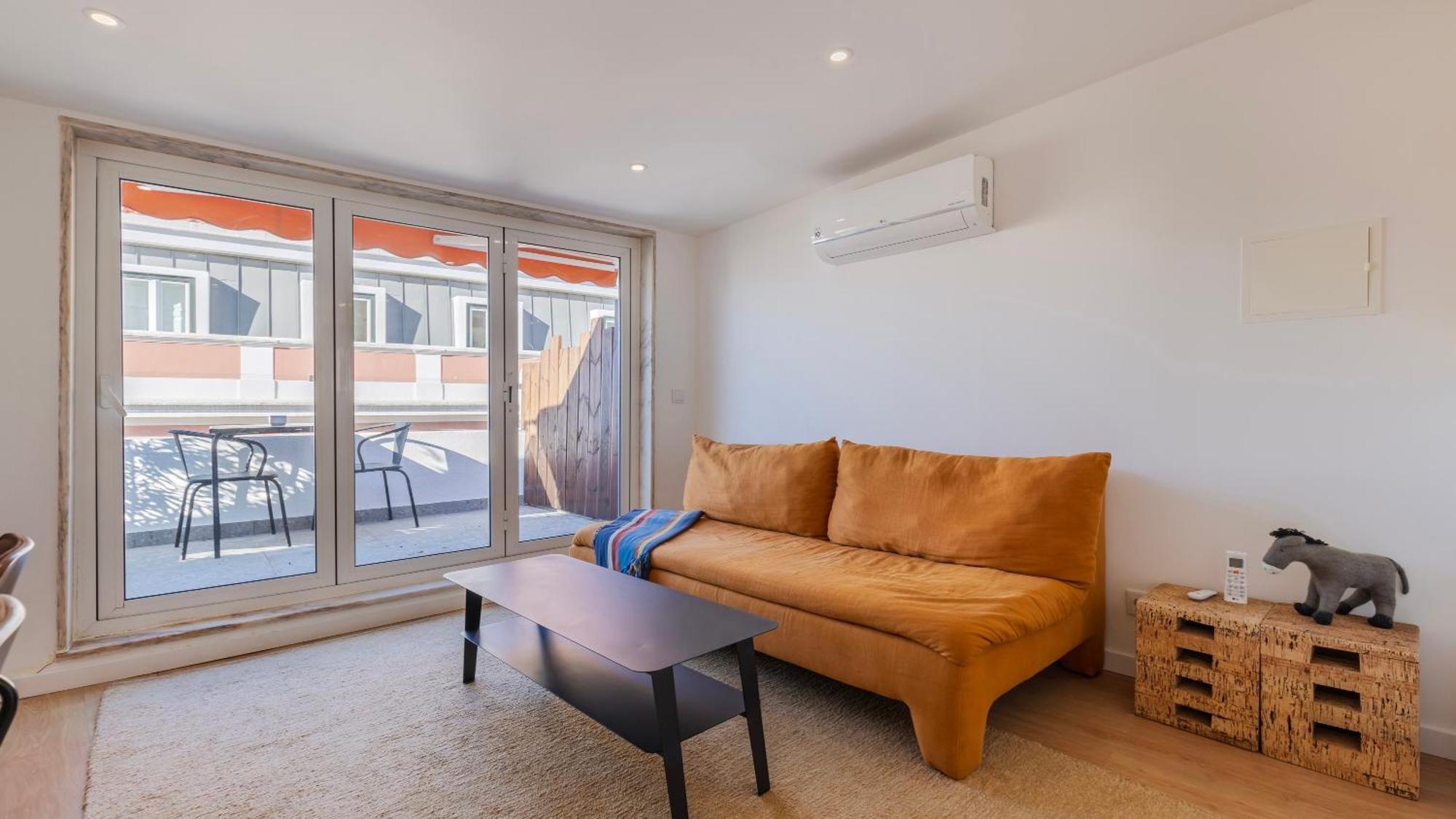 Apartamento 1bdr With Ac And Terrace By Lovelystay *